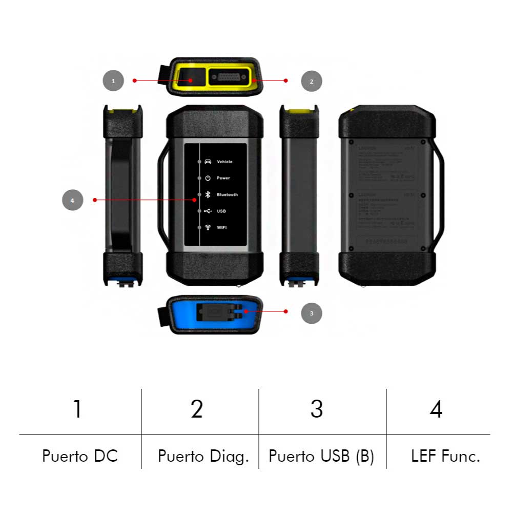 SCANNER LAUNCH X431 PRO3 HD - Imagen 4